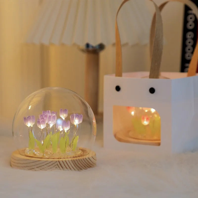 Flower Lamp Holiday Gift Decoration